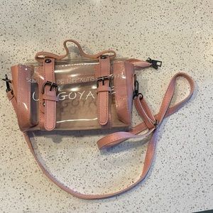Pink See Through Mini Bag Purse